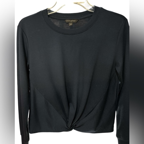 Banana Republic Dark Blue Twist Front Sweatshirt - Picture 3 of 3